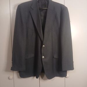 Elegant Red Sky Black Men's Blazer 48R (0514)